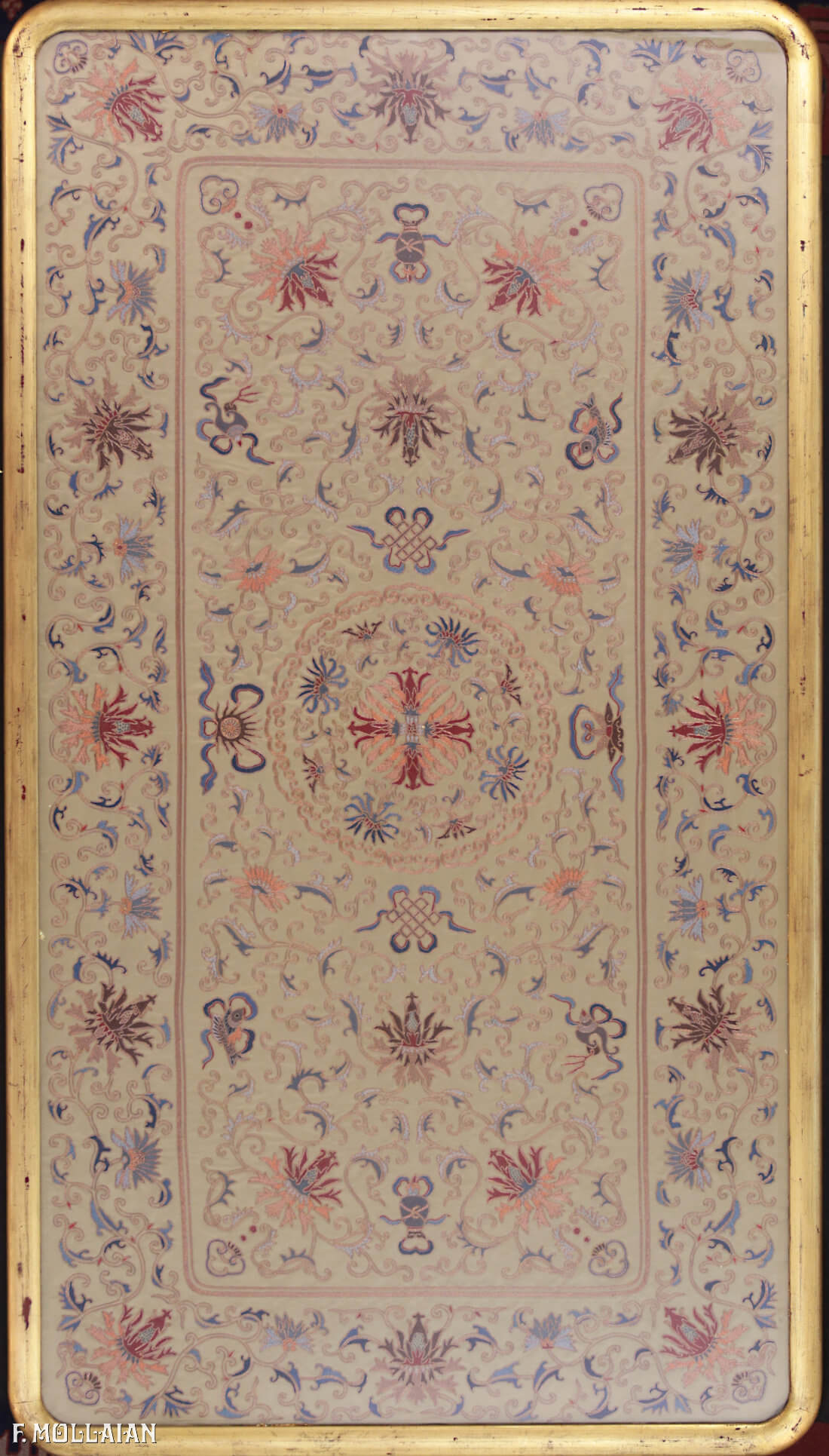 Antique Silk & Metal Chinese Textile n°:84200941